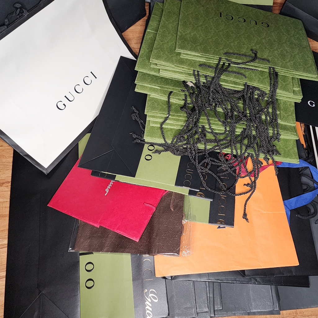 Authentic Gucci Shopping Bag
